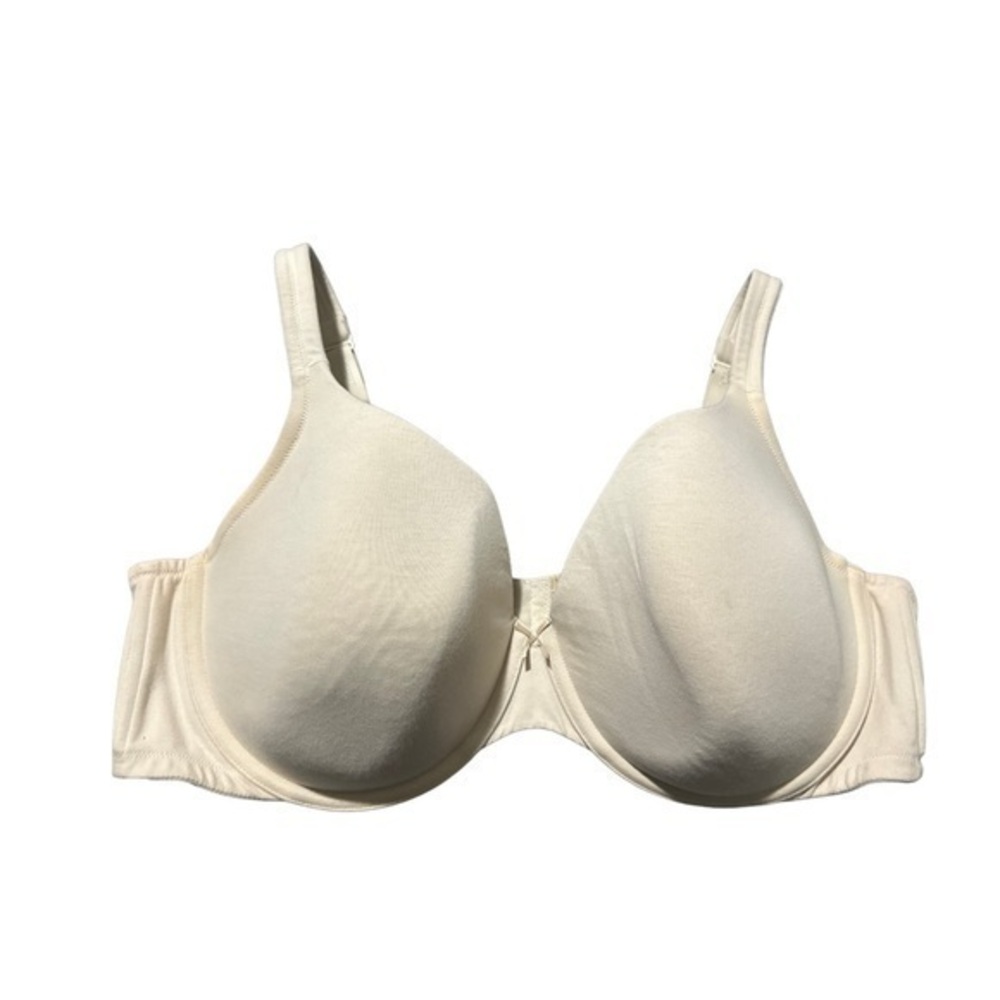 Plus Size Cacique Cream Lightly Lined T-Shirt Bra Size 46D GUC #4131